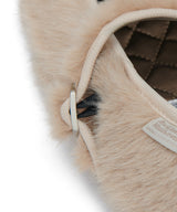 BELLA FUR MARYJANES - BEIGE