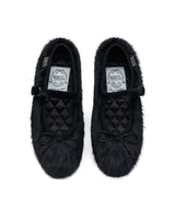BELLA FUR MARYJANES - BLACK