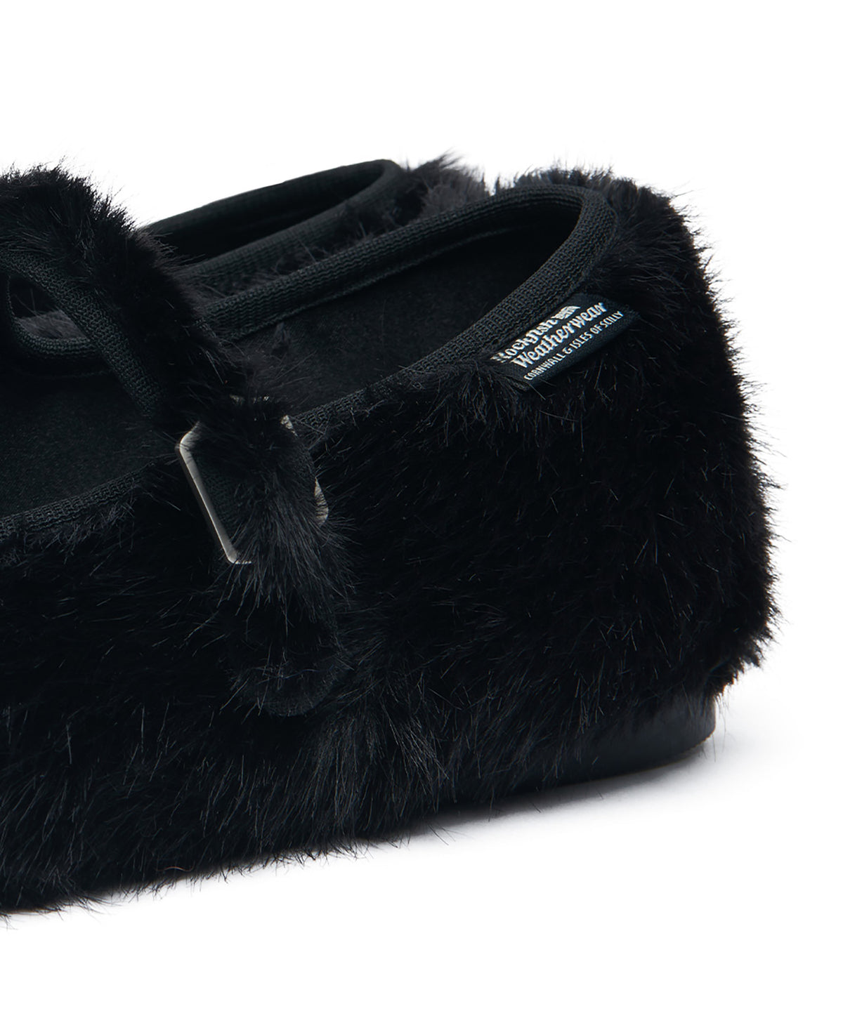 BELLA FUR MARYJANES - BLACK UK3.5(230)