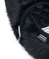 BELLA FUR MARYJANES - BLACK