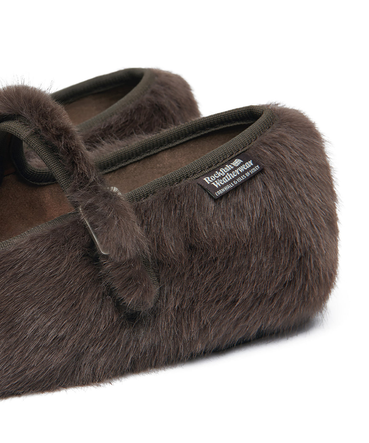 BELLA FUR MARYJANES - BROWN UK3.5(230)