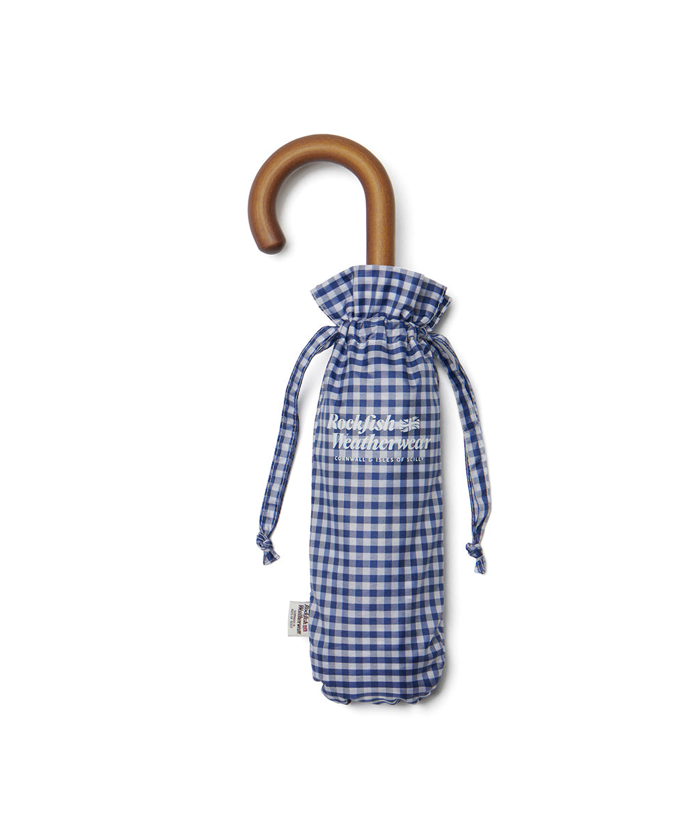 CLASSIC UMBRELLA SHORT - GINGHAM BLUE FREE