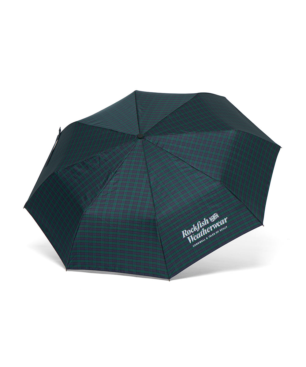 CLASSIC UMBRELLA SHORT - GREEN CHECK FREE