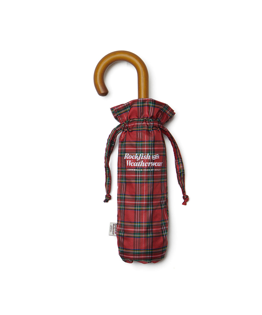CLASSIC UMBRELLA SHORT - RED CHECK FREE