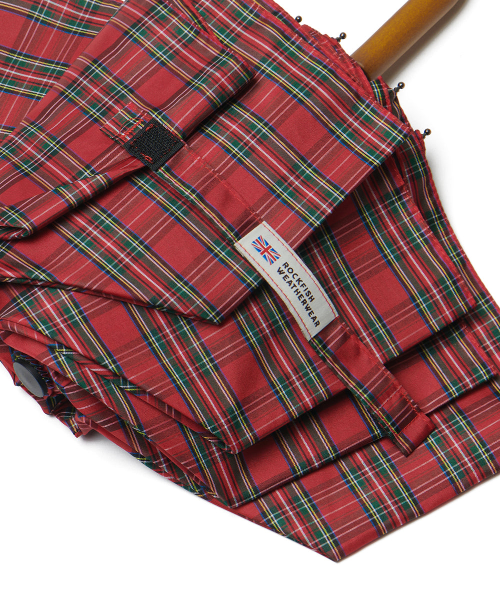 CLASSIC UMBRELLA SHORT - RED CHECK FREE