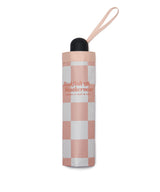 [UVカット] SHADE UMBRELLA SHORT - CHECKERBOARD CORAL