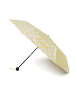 [UVカット] SHADE UMBRELLA SHORT - CHECKERBOARD LEMON