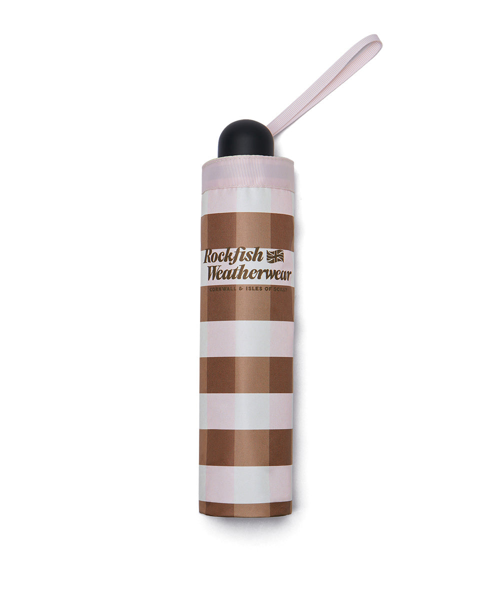 [UVカット] SHADE UMBRELLA SHORT - PINK BROWN FREE