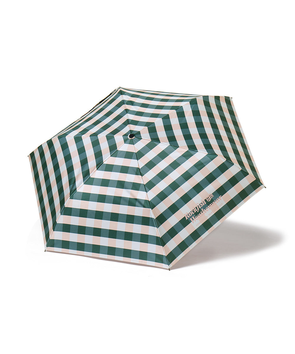 [UVカット] SHADE UMBRELLA SHORT - PINK GREEN FREE