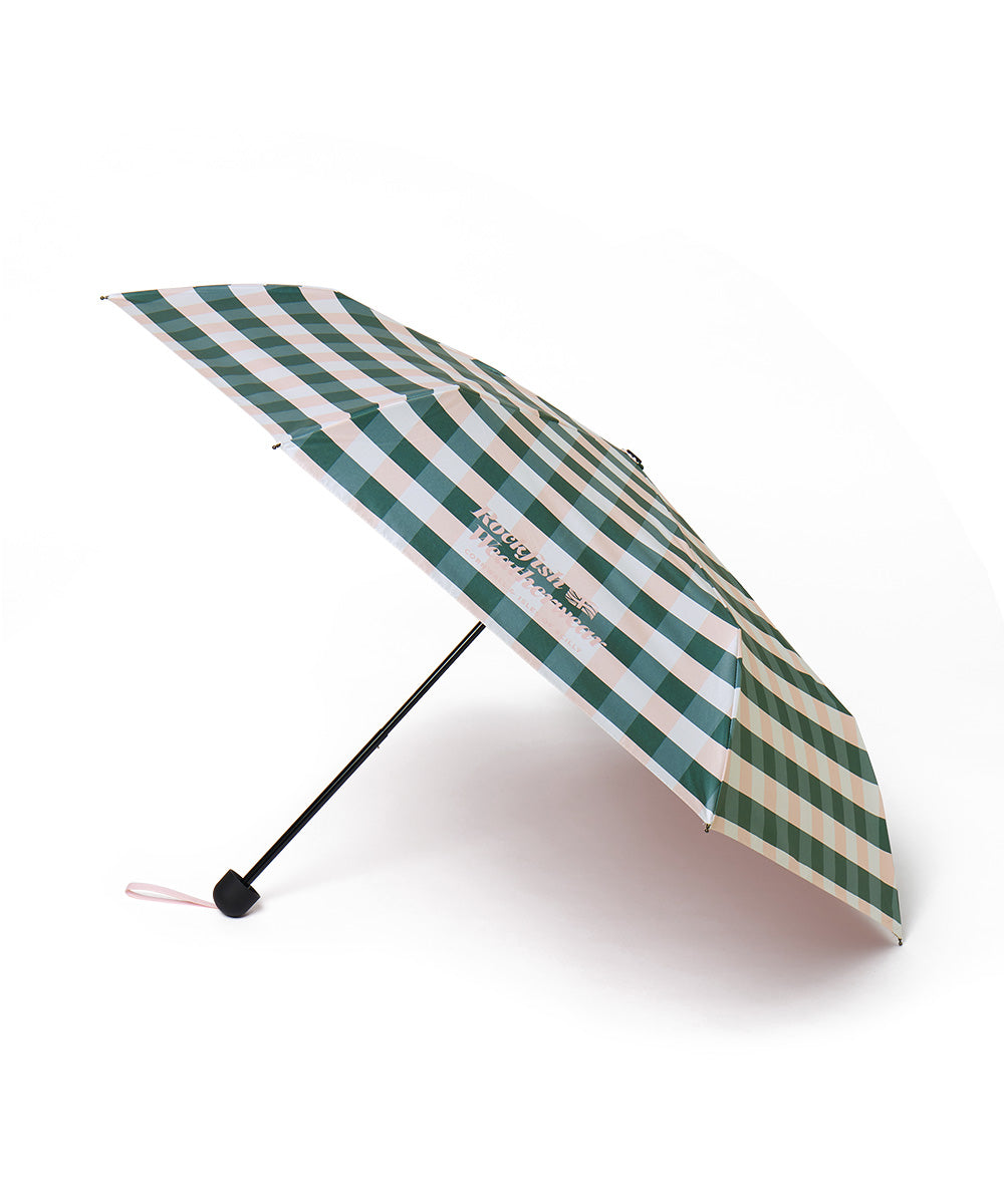 [UVカット] SHADE UMBRELLA SHORT - PINK GREEN FREE