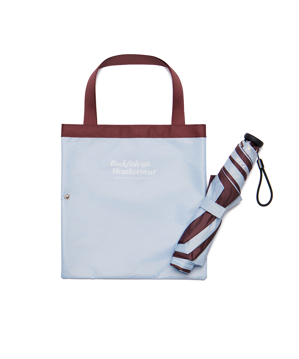 FEATHER LIGHT UMBRELLA - BLUE WINE FREE