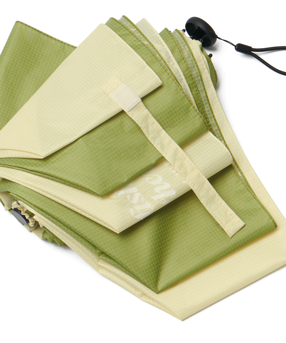 FEATHER LIGHT UMBRELLA - YELLOW GREEN FREE