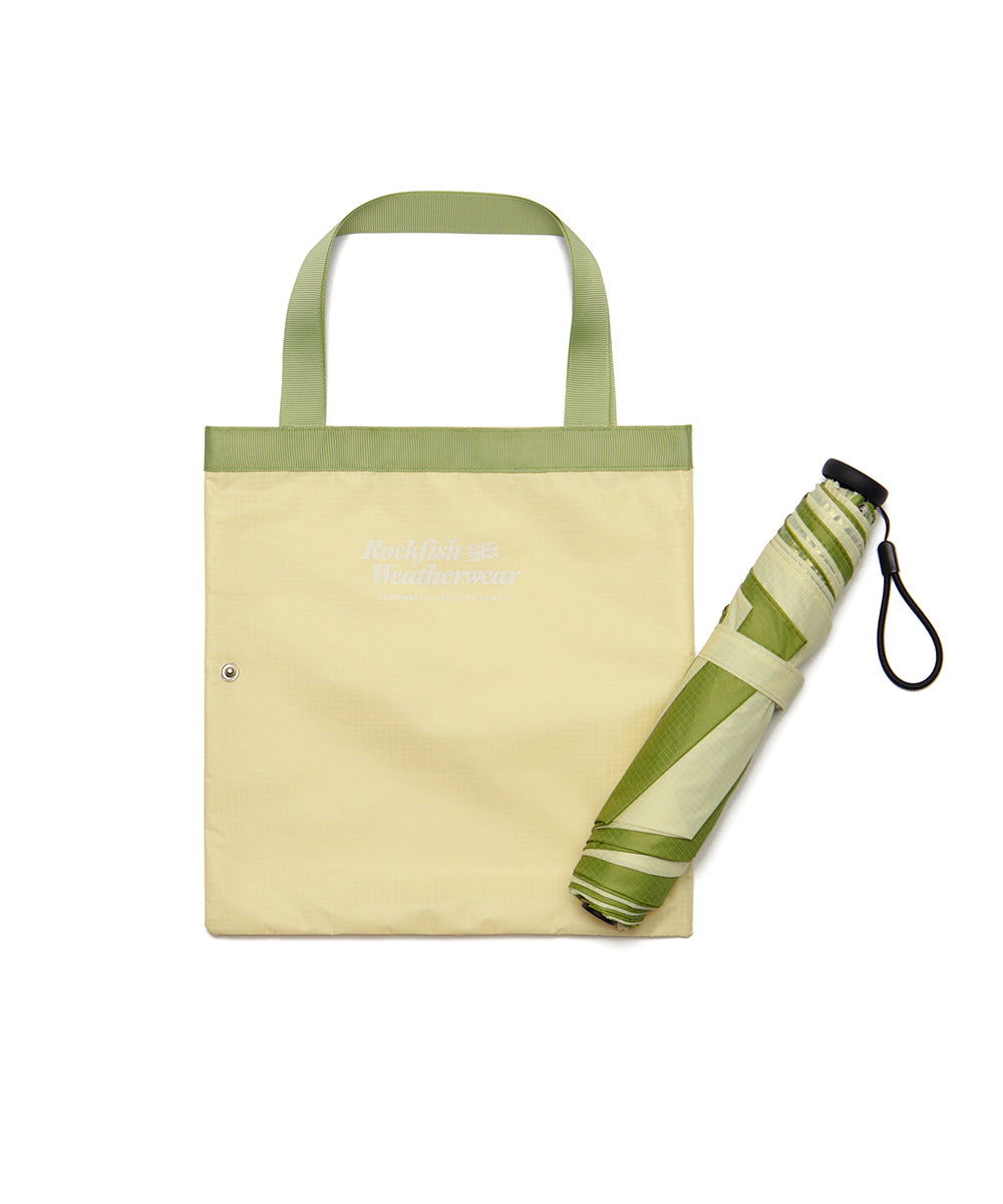 FEATHER LIGHT UMBRELLA - YELLOW GREEN FREE