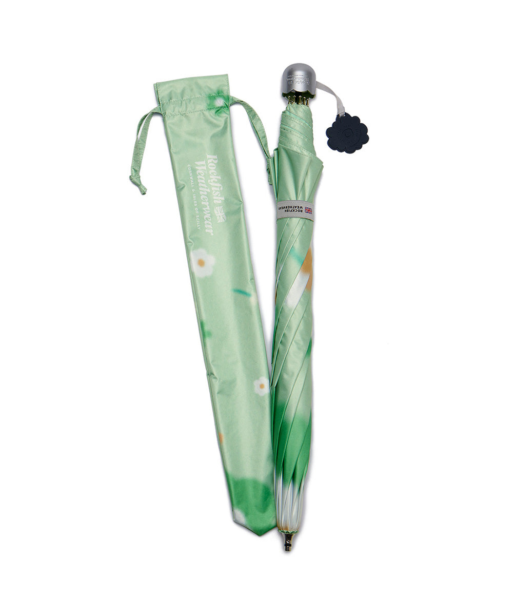 [UVカット] FLOWER SHADE UMBRELLA LONG - GREEN FREE