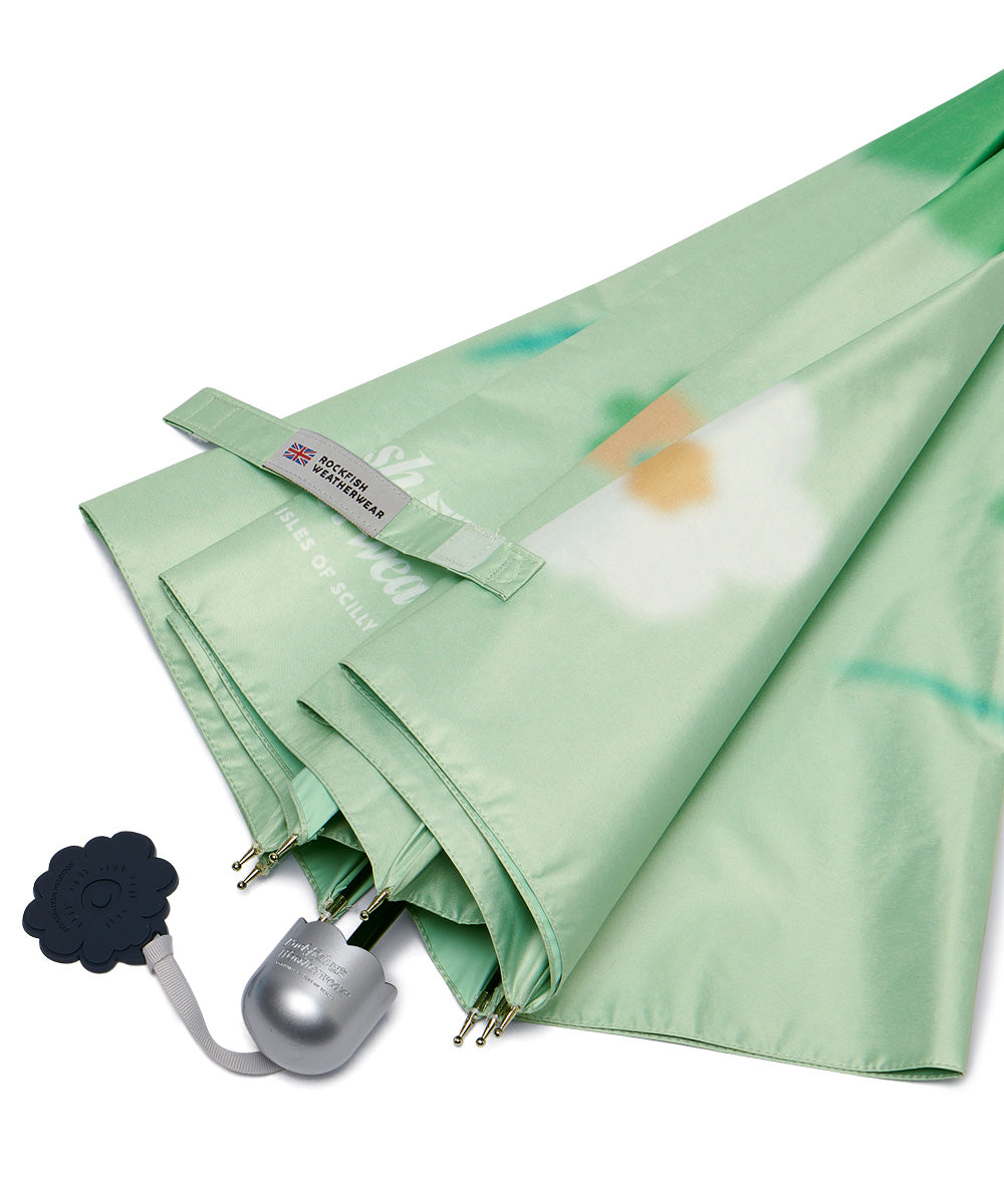 [UVカット] FLOWER SHADE UMBRELLA LONG - GREEN FREE