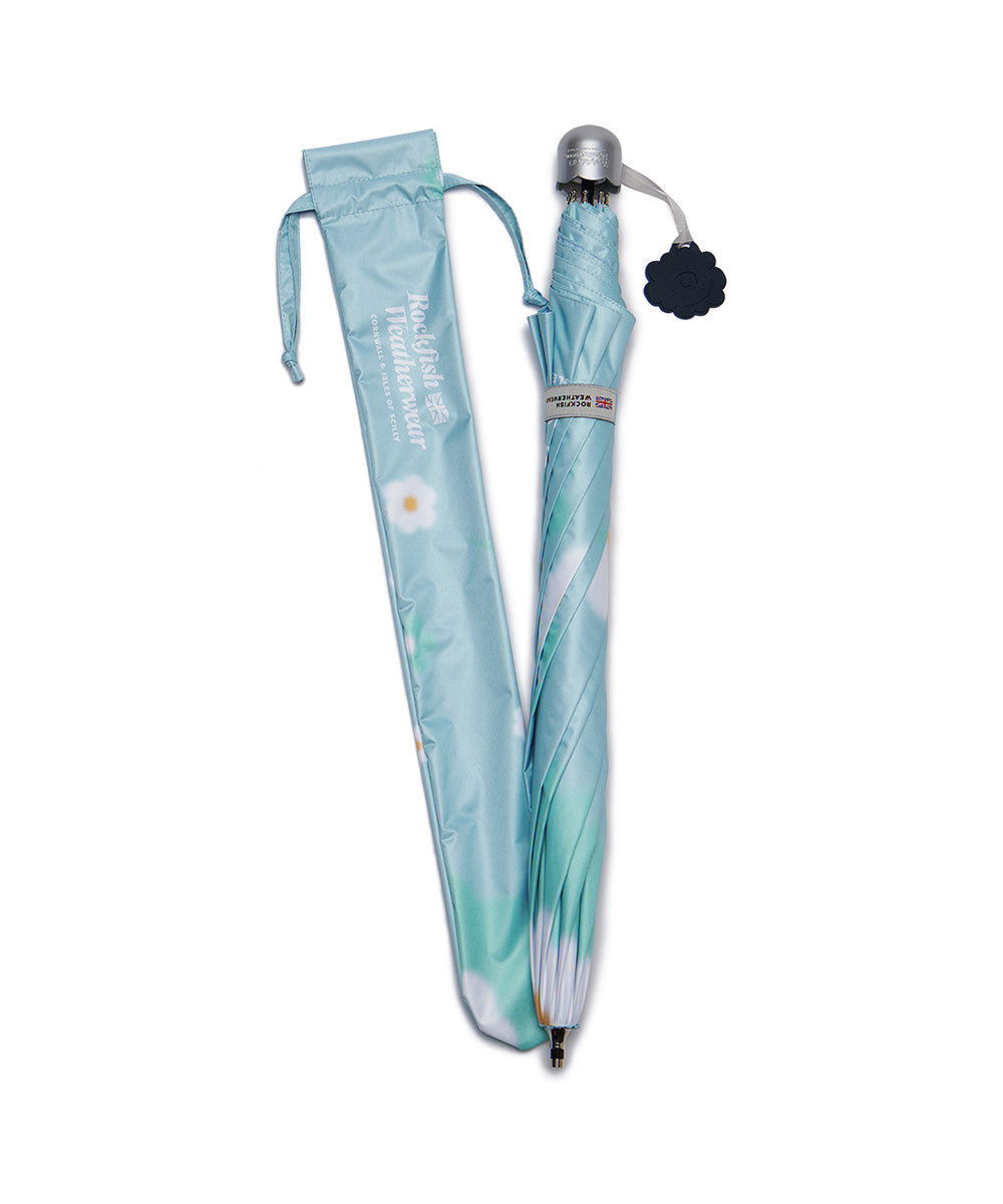 [UVカット] FLOWER SHADE UMBRELLA LONG - SKY BLUE FREE
