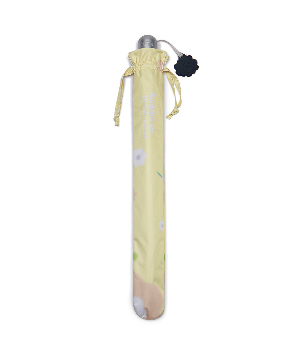 [UVカット] FLOWER SHADE UMBRELLA LONG - YELLOW FREE