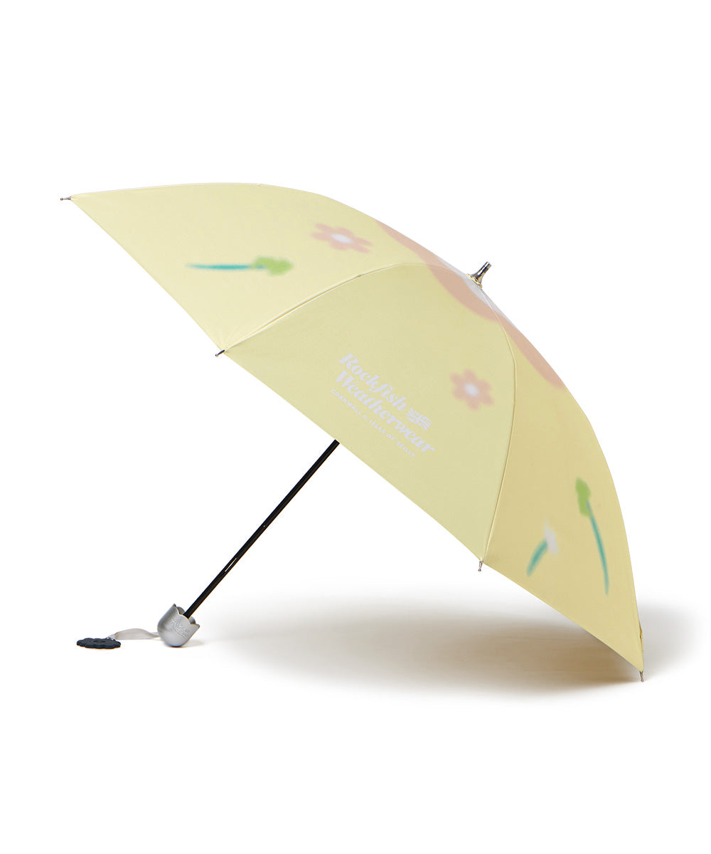 [UVカット] FLOWER SHADE UMBRELLA LONG - YELLOW FREE