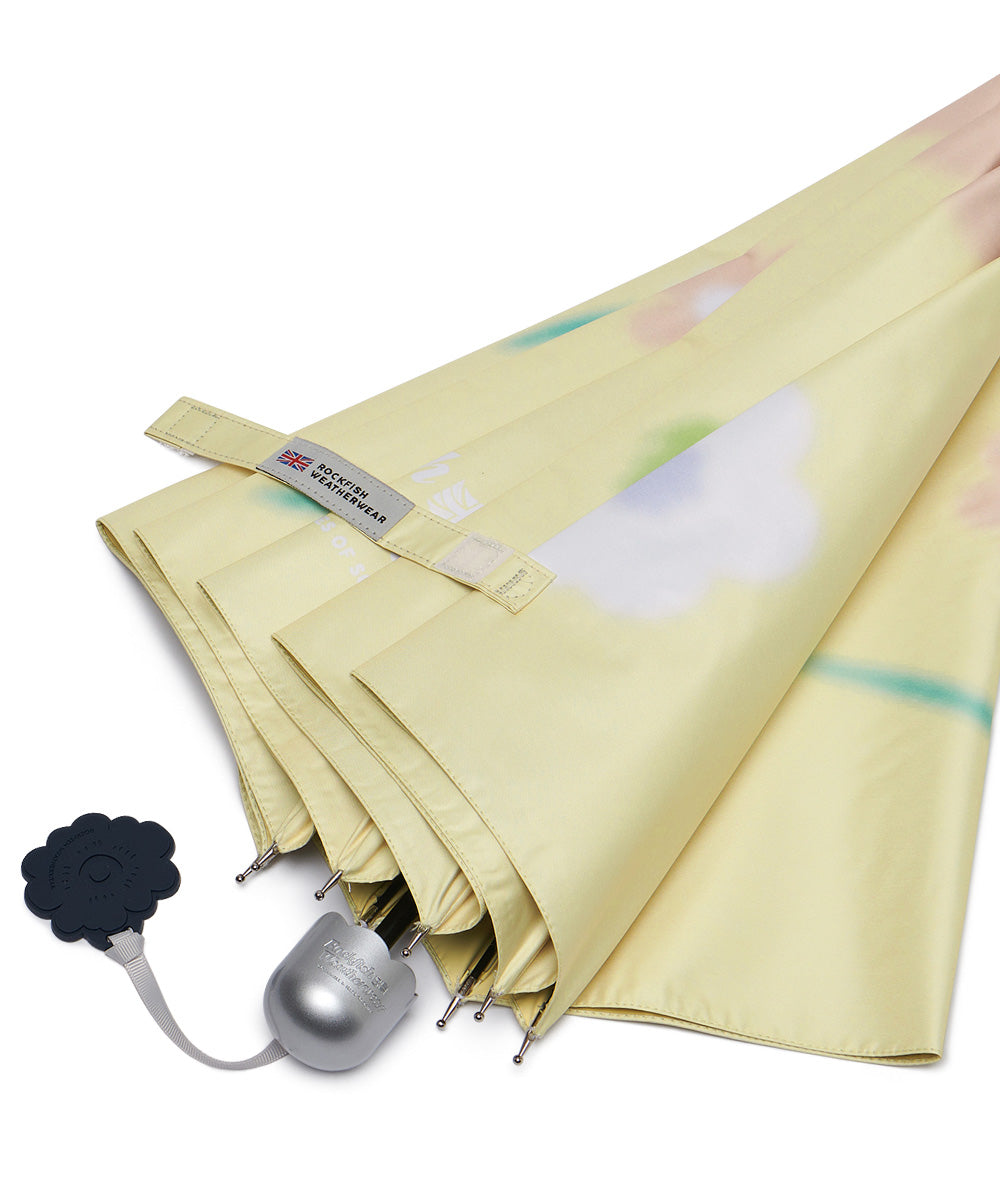 [UVカット] FLOWER SHADE UMBRELLA LONG - YELLOW FREE