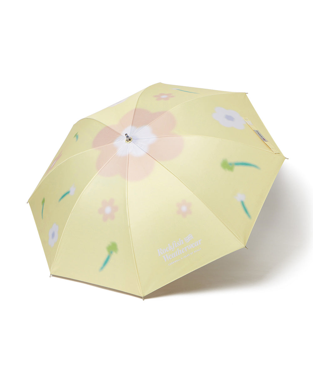[UVカット] FLOWER SHADE UMBRELLA LONG - YELLOW FREE