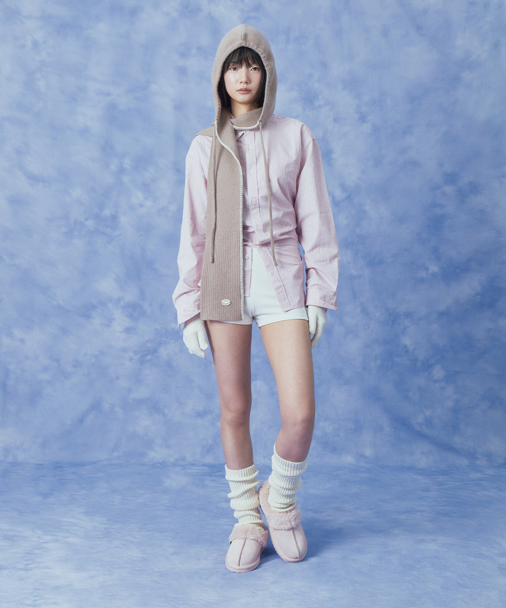 WOOLY BALACLAVA - BEIGE FREE