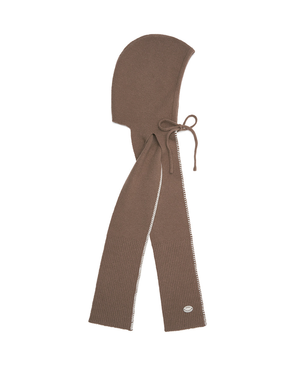 WOOLY BALACLAVA - CAMEL FREE