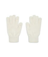 FLUFFY SHORT GLOVES - CREAM