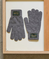 FLUFFY SHORT GLOVES - GREY
