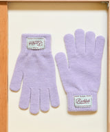FLUFFY SHORT GLOVES - LILAC