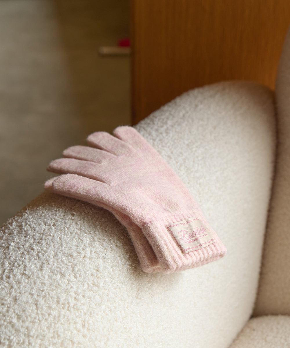 NEW FLUFFY SHORT GLOVES - PINK FREE