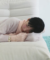 FLUFFY SHORT GLOVES - PINK