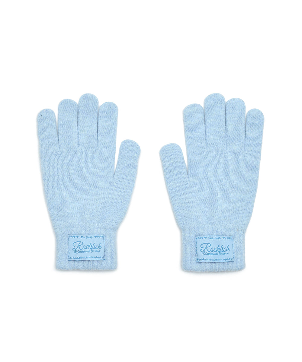 NEW FLUFFY SHORT GLOVES - SKY BLUE FREE