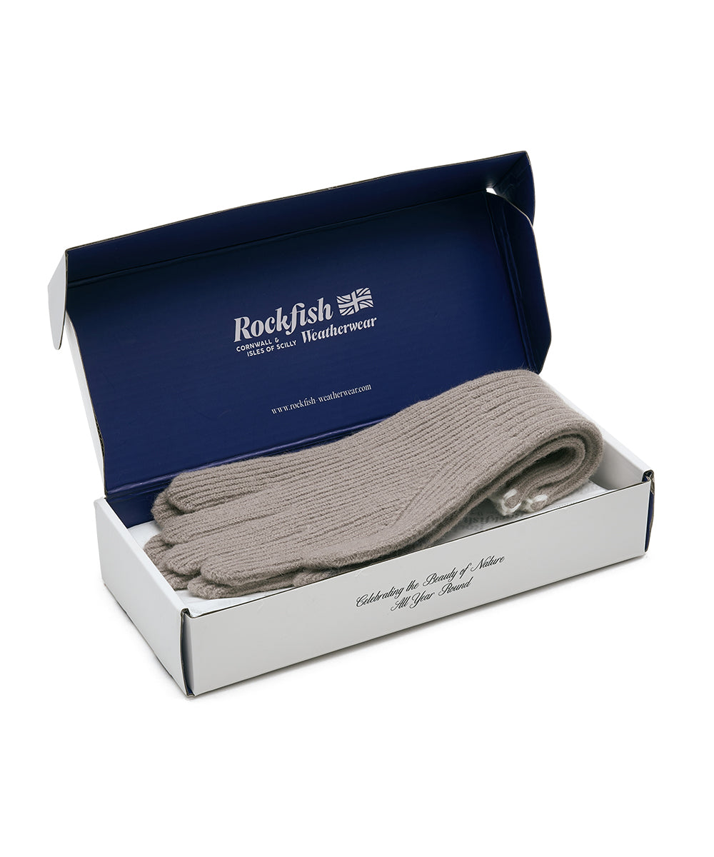NEW WOOLY SHORT GLOVES - BEIGE FREE