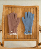 WOOLY SHORT GLOVES - CAMEL