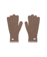 WOOLY SHORT GLOVES - CAMEL