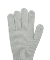 WOOLY SHORT GLOVES - GREY