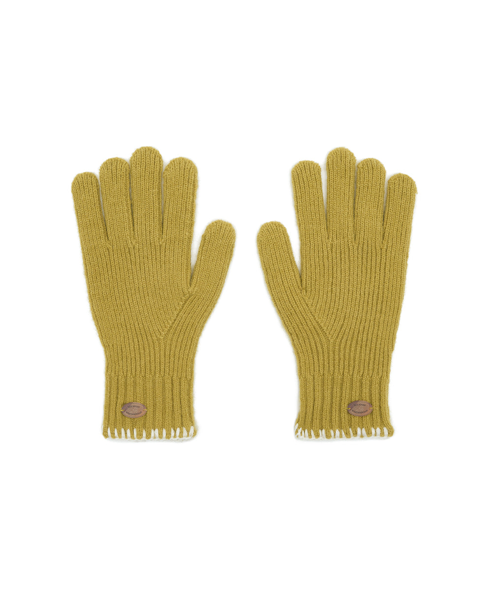 NEW WOOLY SHORT GLOVES - MUSTARD FREE