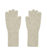 FLUFFY LONG GLOVES - BEIGE