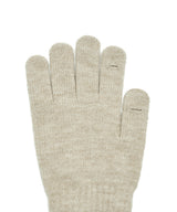 FLUFFY LONG GLOVES - BEIGE