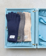 FLUFFY LONG GLOVES - BEIGE