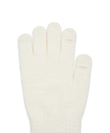 FLUFFY LONG GLOVES - CREAM