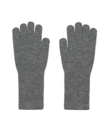 FLUFFY LONG GLOVES - GREY