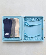 FLUFFY LONG GLOVES - GREY