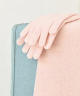 FLUFFY LONG GLOVES - PINK