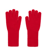 FLUFFY LONG GLOVES - RED
