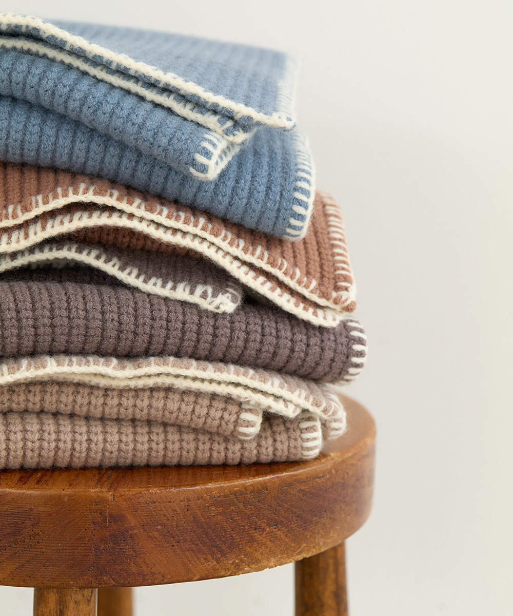 NEW WOOLY SCARF - TAUPE FREE