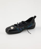 [x SLY] BLISS LACEUP SNEAKERS - GREEN CHECK(GN)